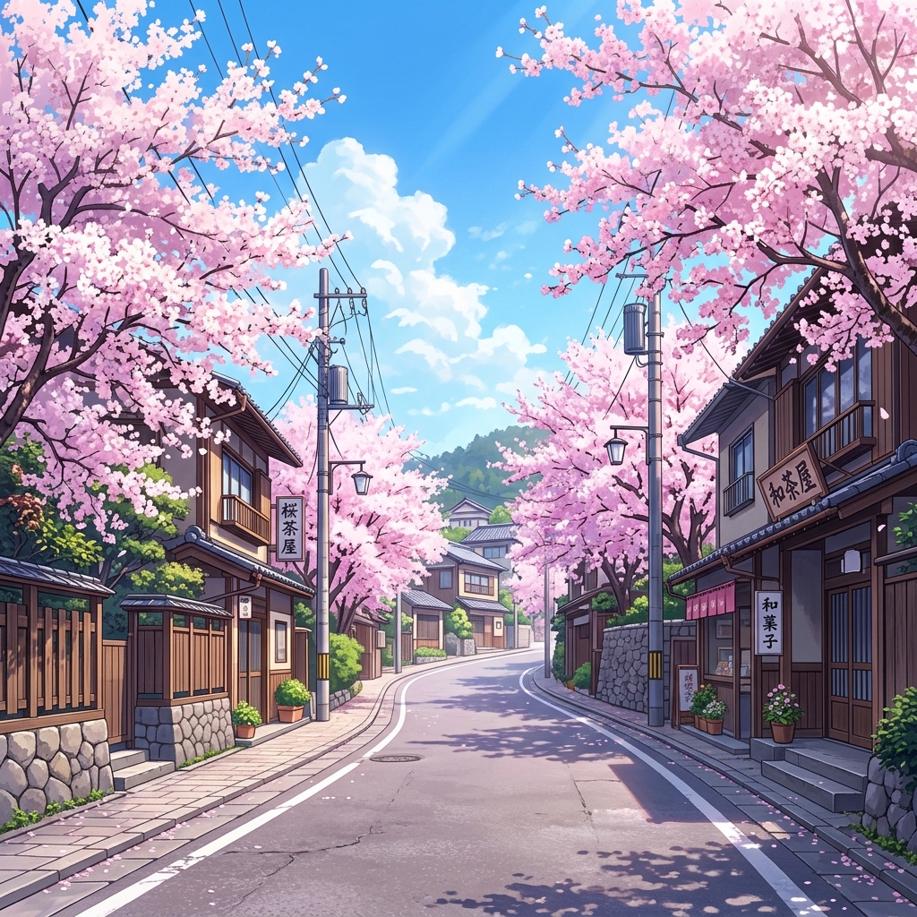 桜並木